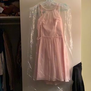 Pale pink semi formal dress